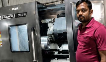 CNC Machine in Operation